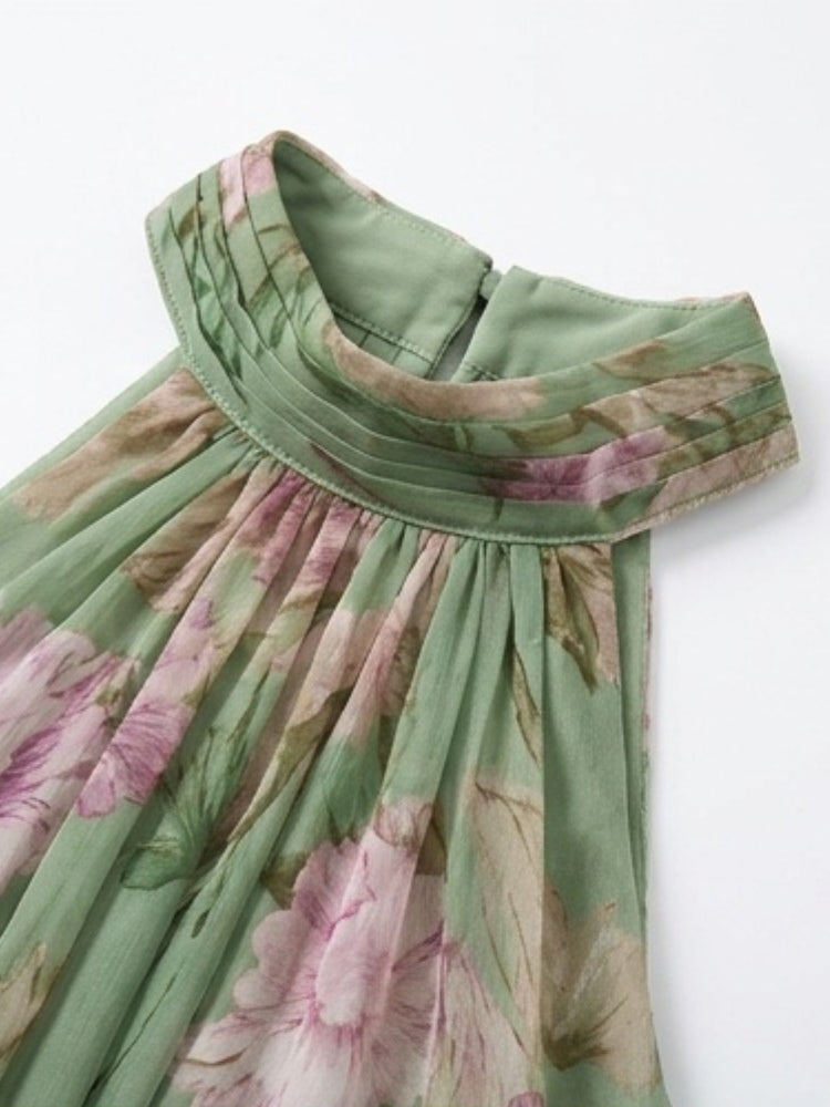 Azalea Maxi Dress - Green