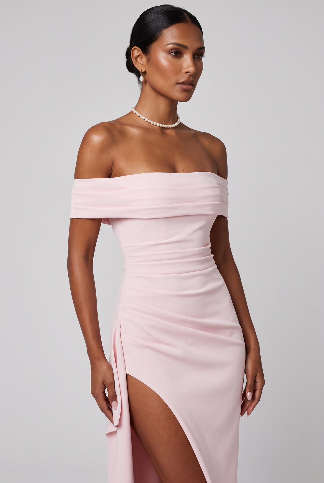 Robe Longue Joyce - Rose Poudré