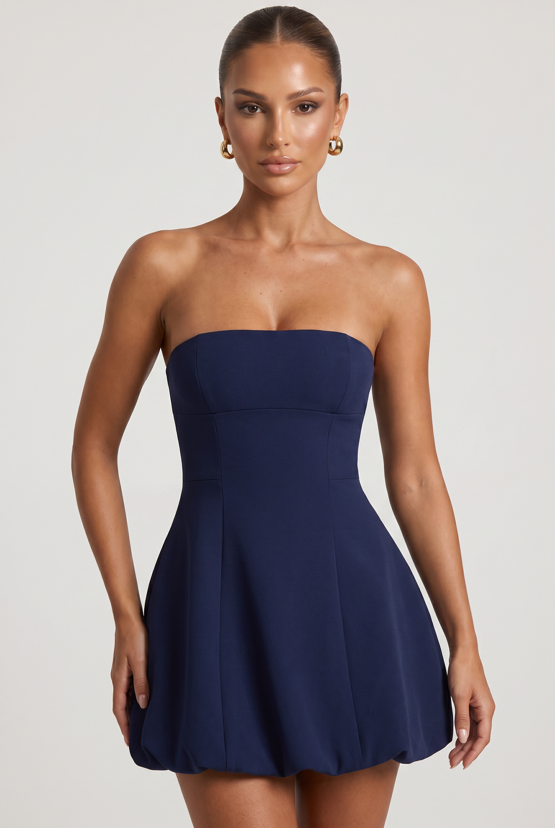 Robe Courte Asha - Bleu Marine