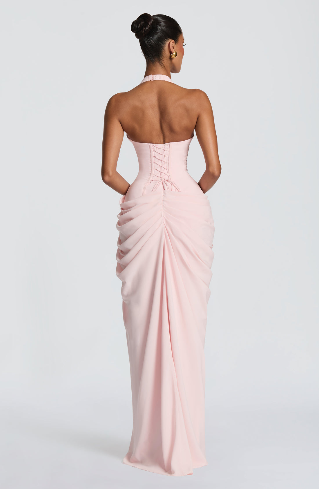 Robe Longue Minette - Rose Poudré