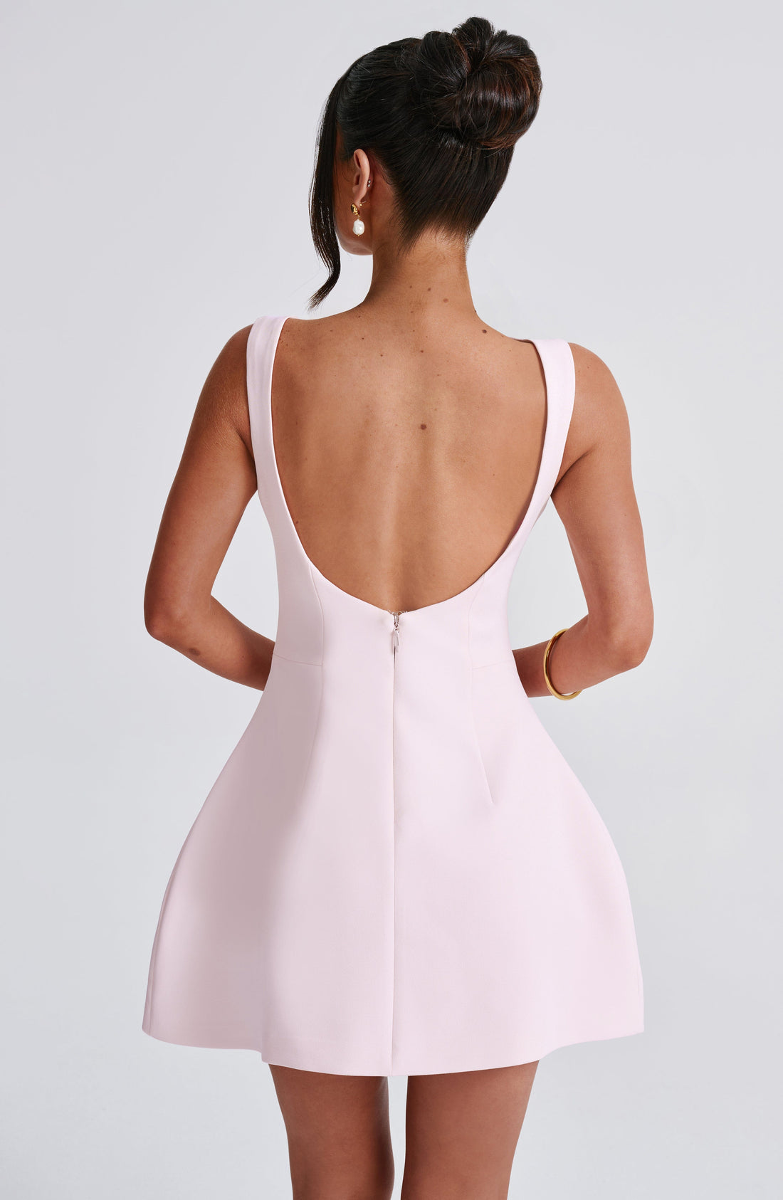 Robe Courte Alana - Rose Poudré