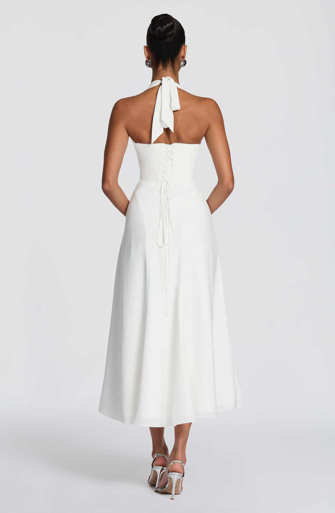 Robe Mi-Longue Hayden - Ivoire