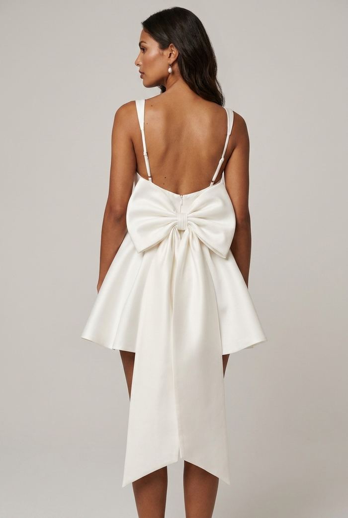 Robe Courte Rue - Ivoire