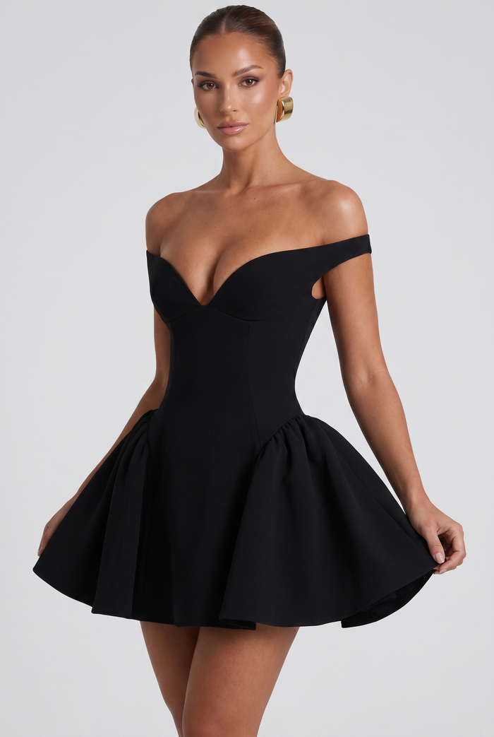 Robe Courte Marla - Noir