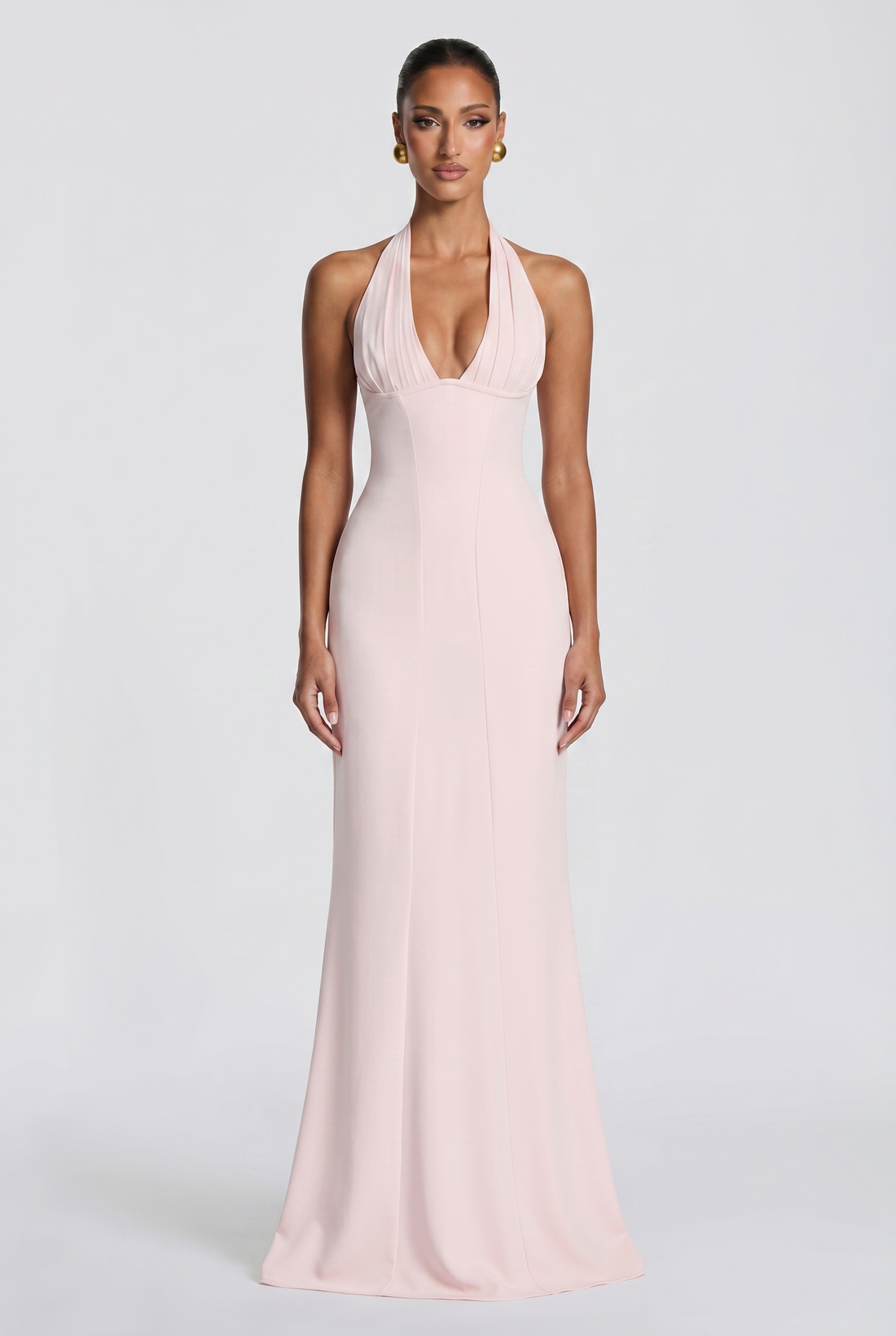 Robe Longue Adora - Rose Poudré