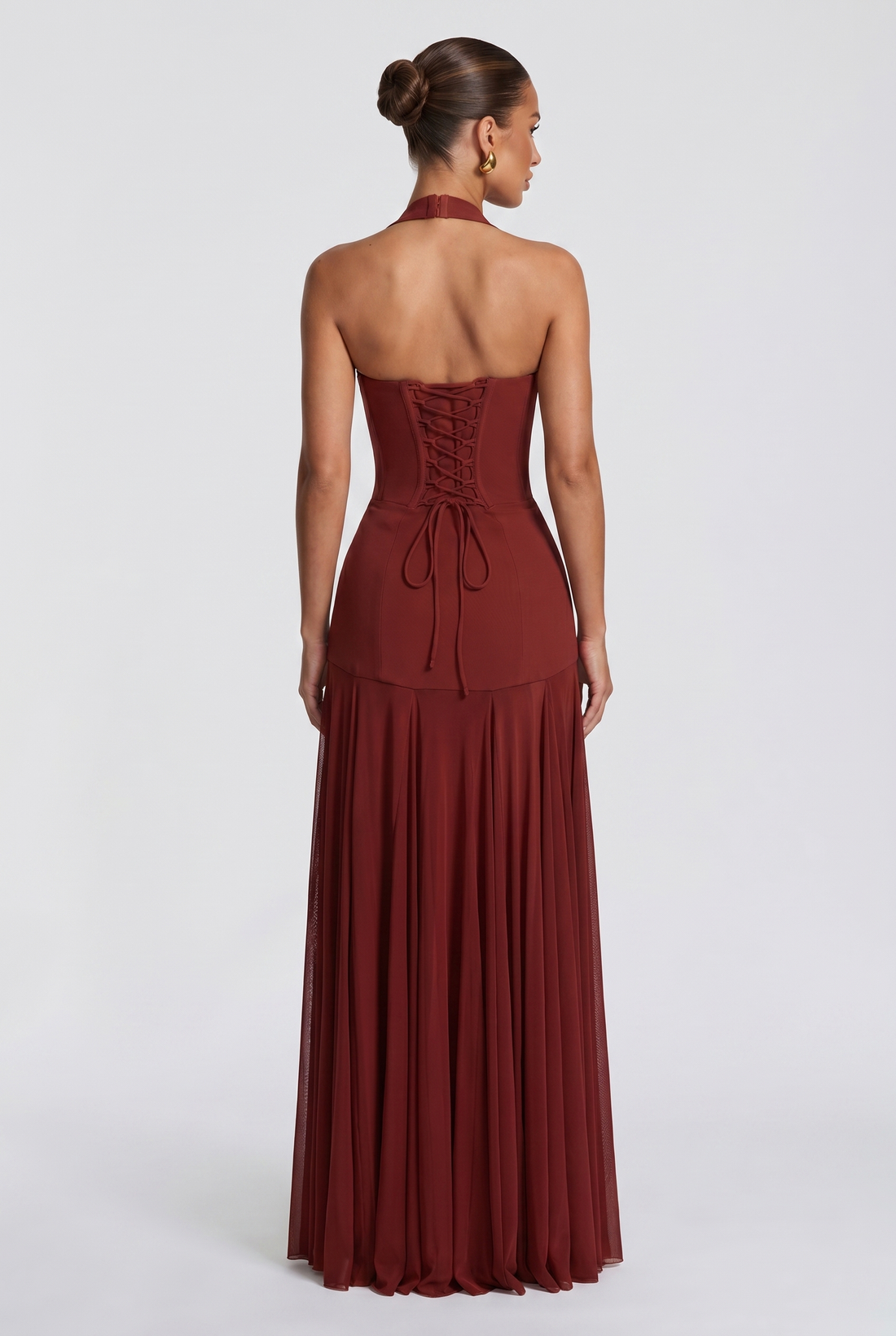 Robe Longue Cyrene - Rouille