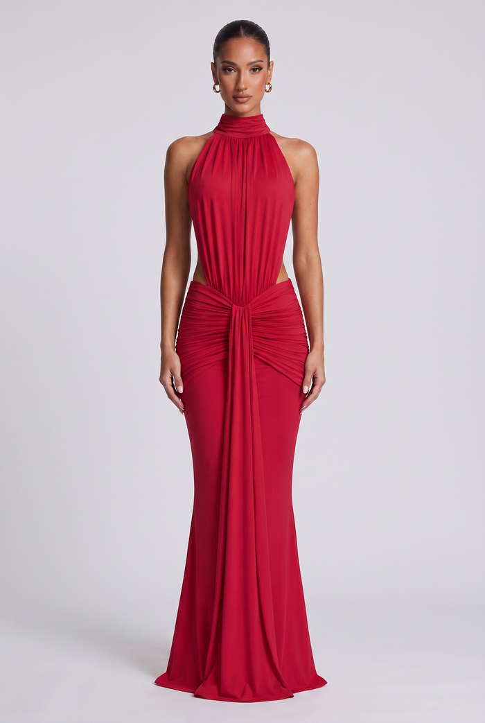 Robe Longue Thekla - Rouge