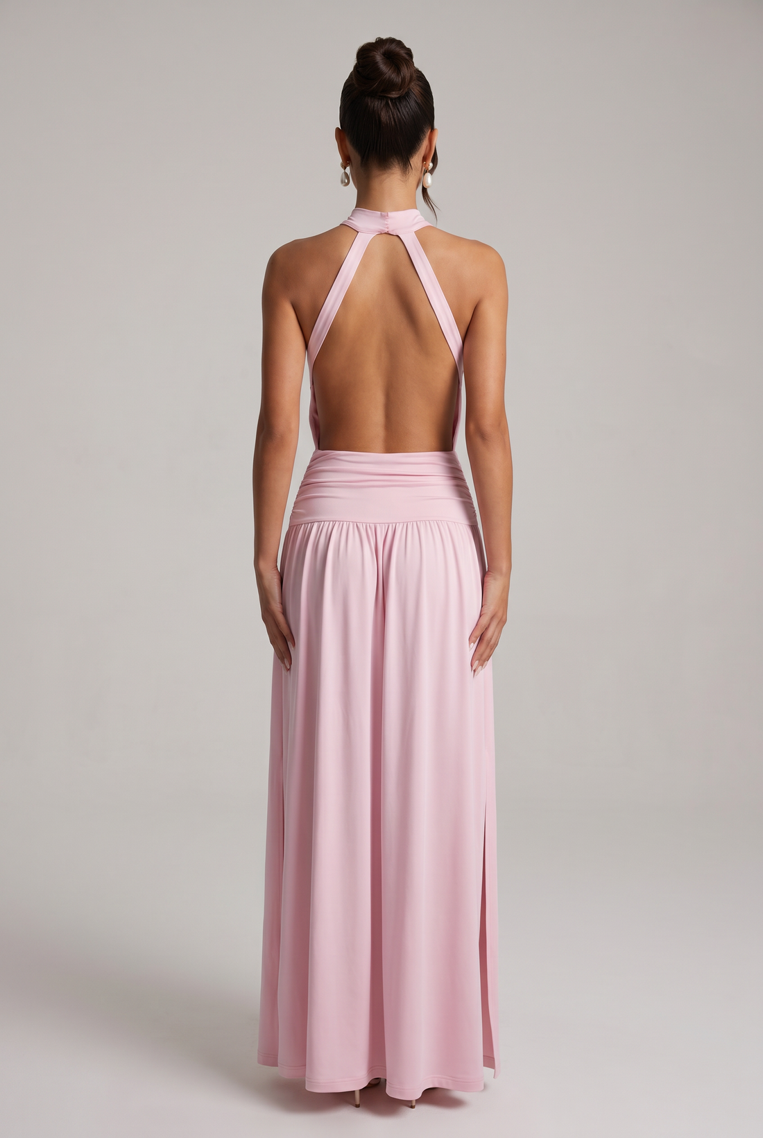 Robe Longue Lilia - Rose Bébé