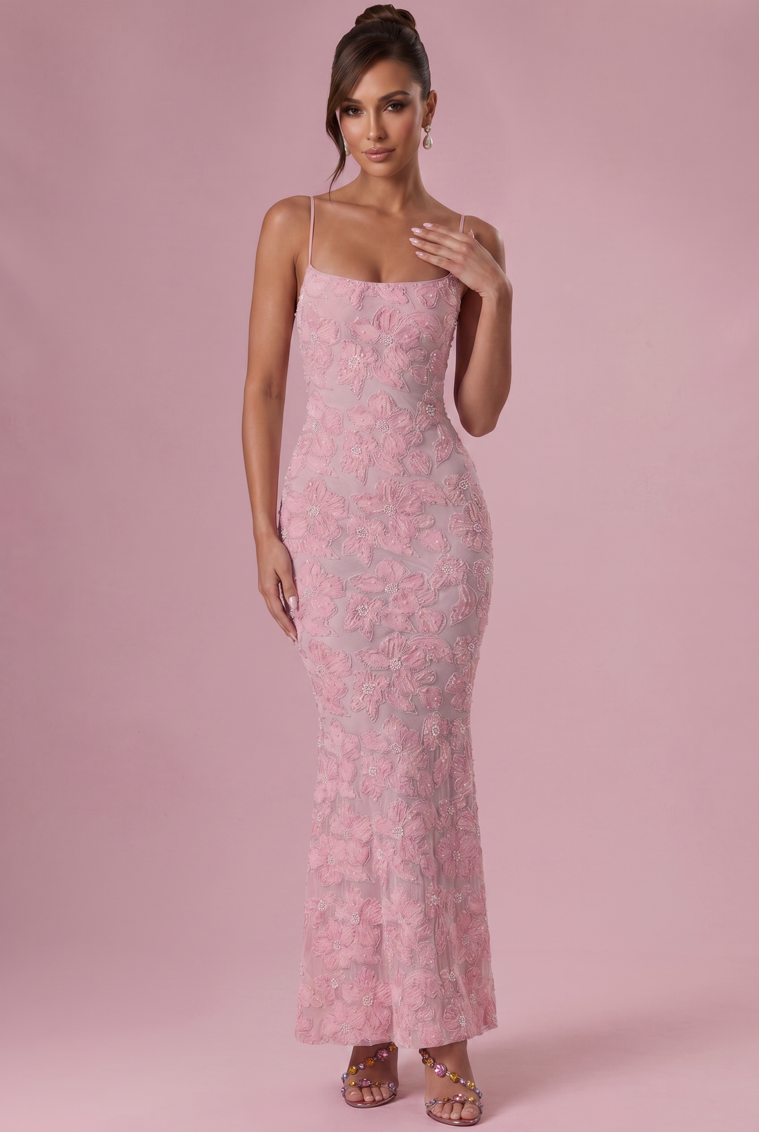 Robe Longue Valora - Rose Poudré