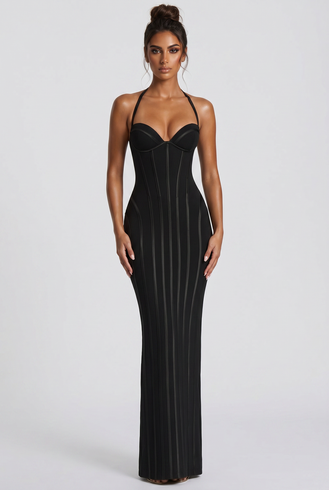 Robe Longue Nigella - Noir