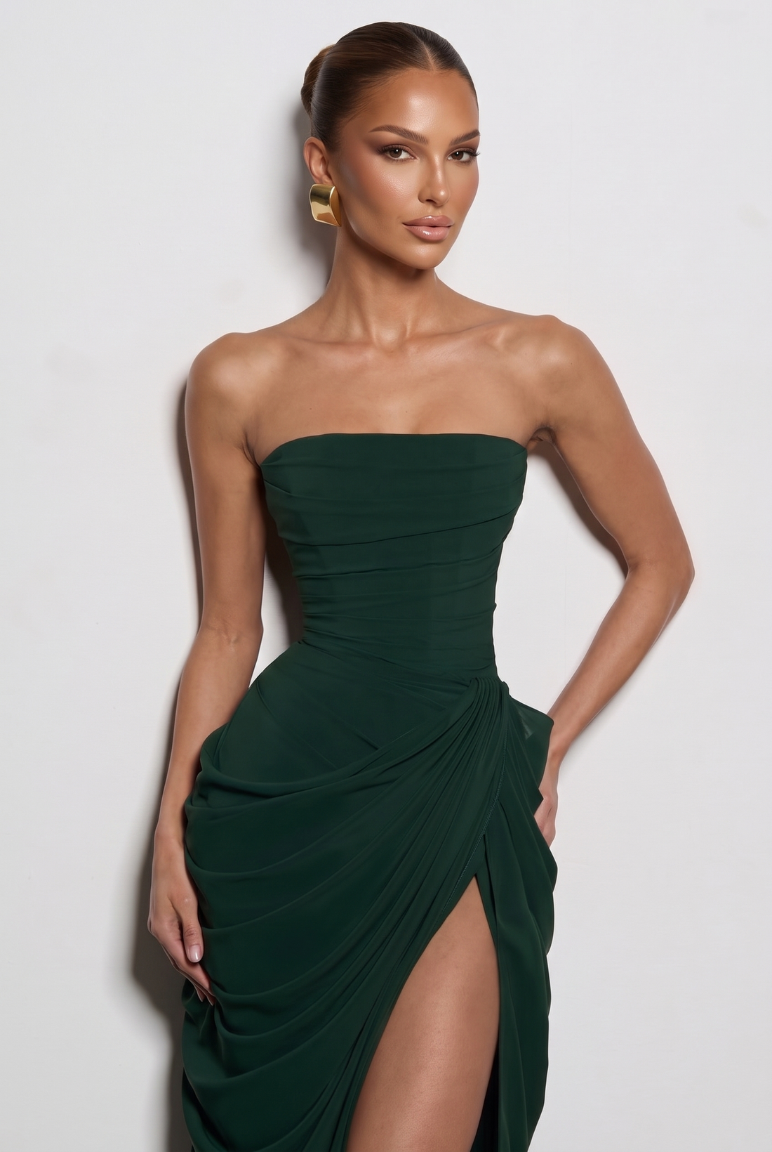 Cyra Maxi Dress - Emerald