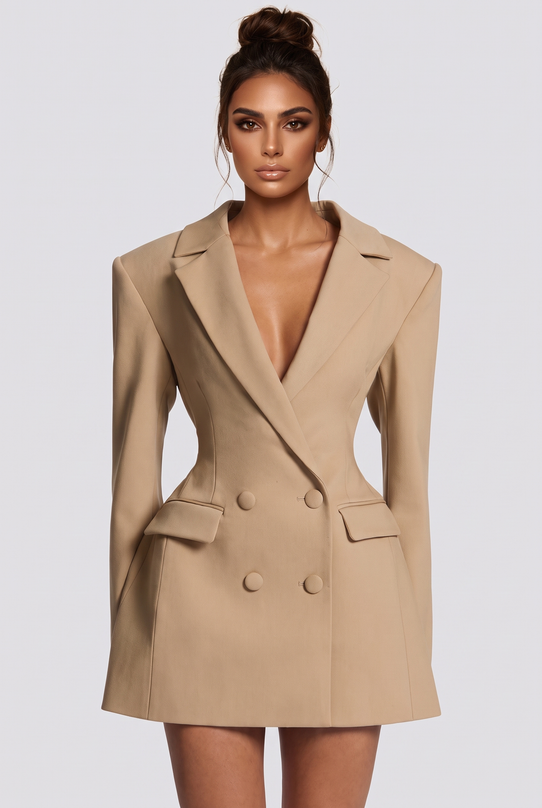 Elvira Mini Dress - Sand