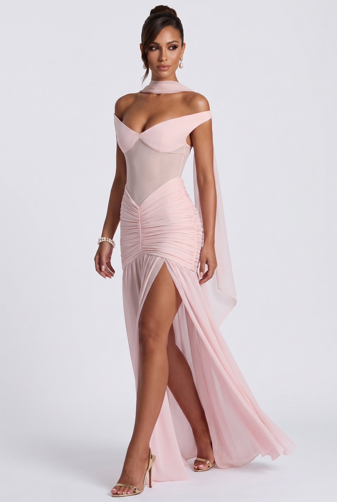 Alaia Maxi Dress - Blush