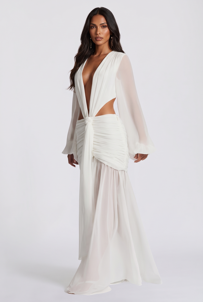 Andrina Maxi Dress - Ivory