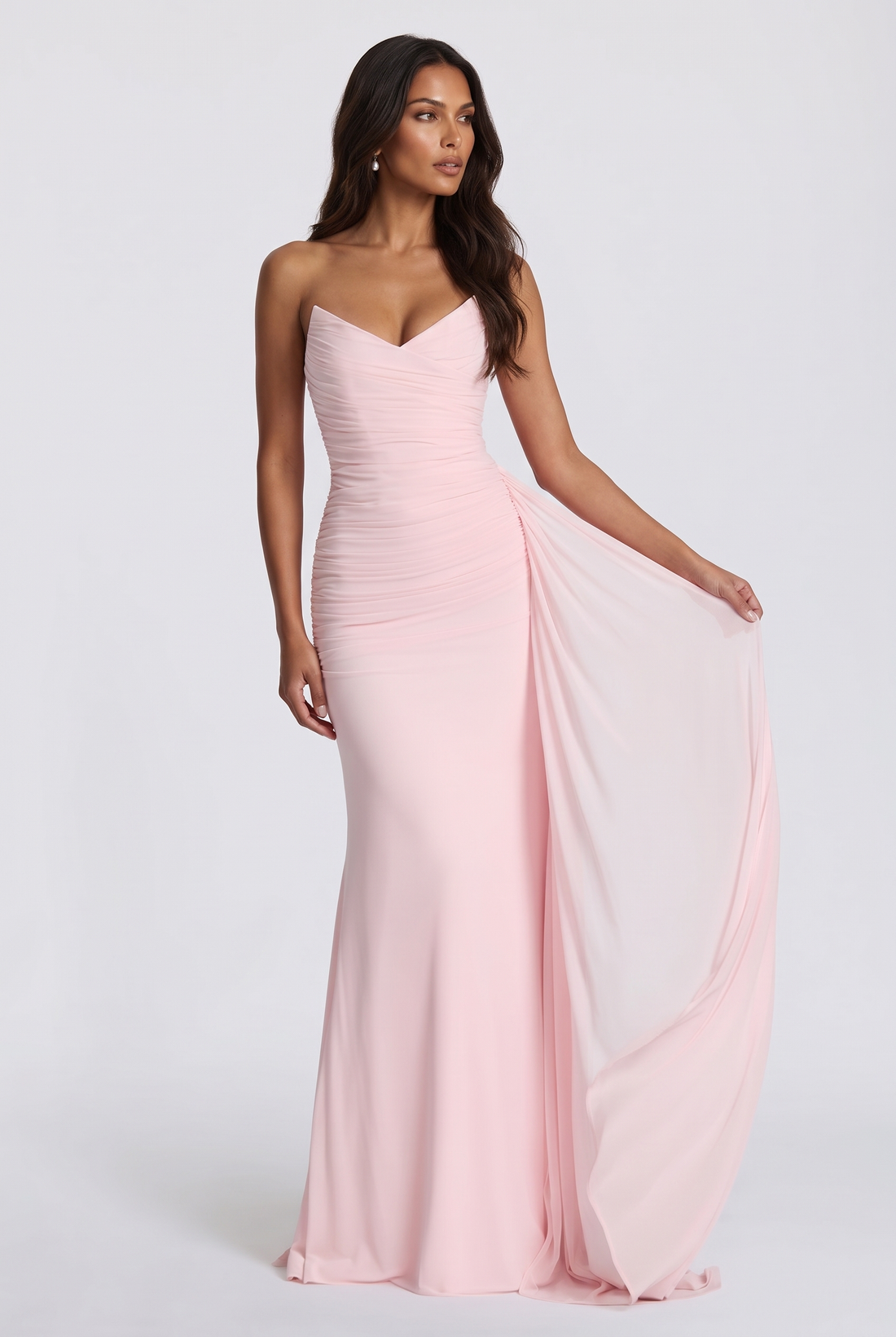Ashika Maxi Dress - Blush