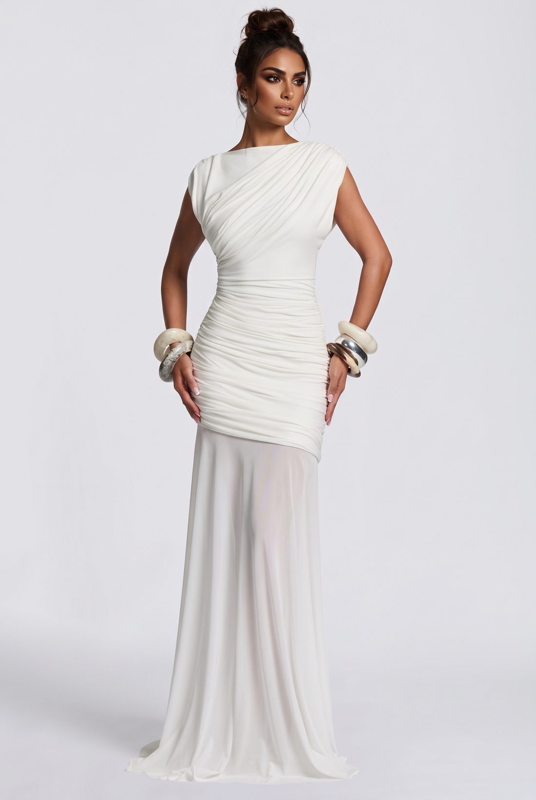 Demelza Maxi Dress - Ivory