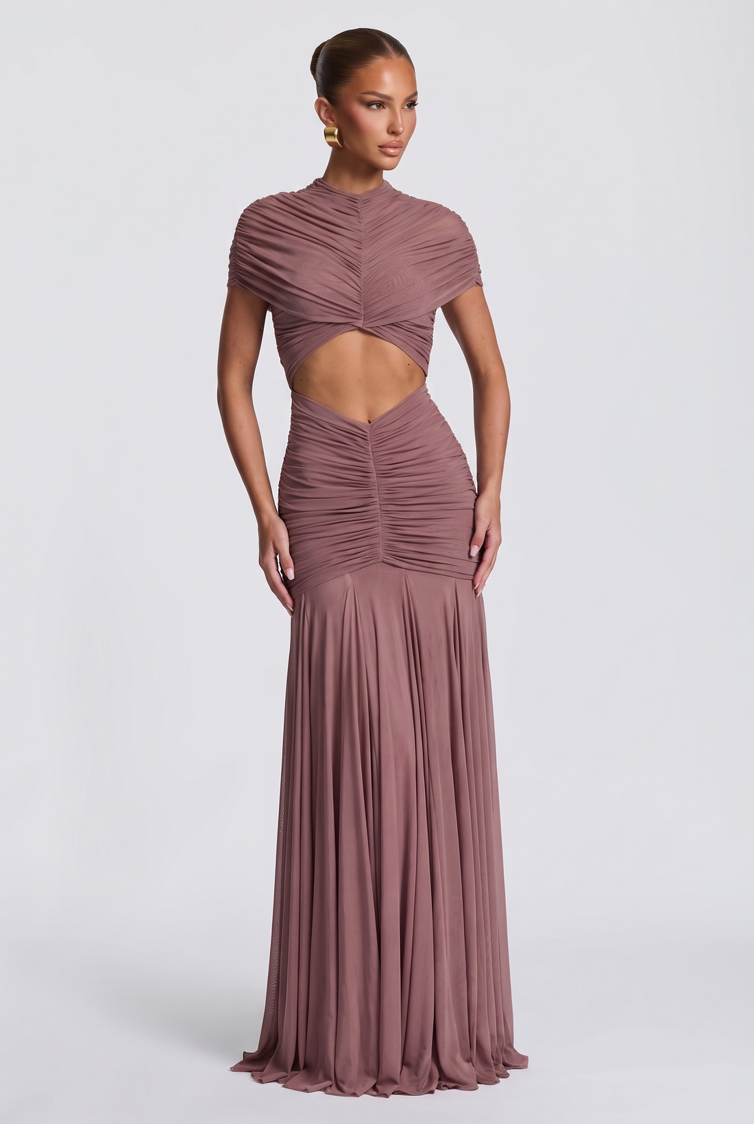 Jaya Maxi Dress - Dusty Rose