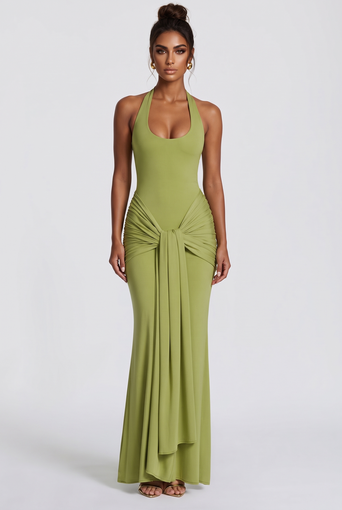 Veneda Maxi Dress - Olive