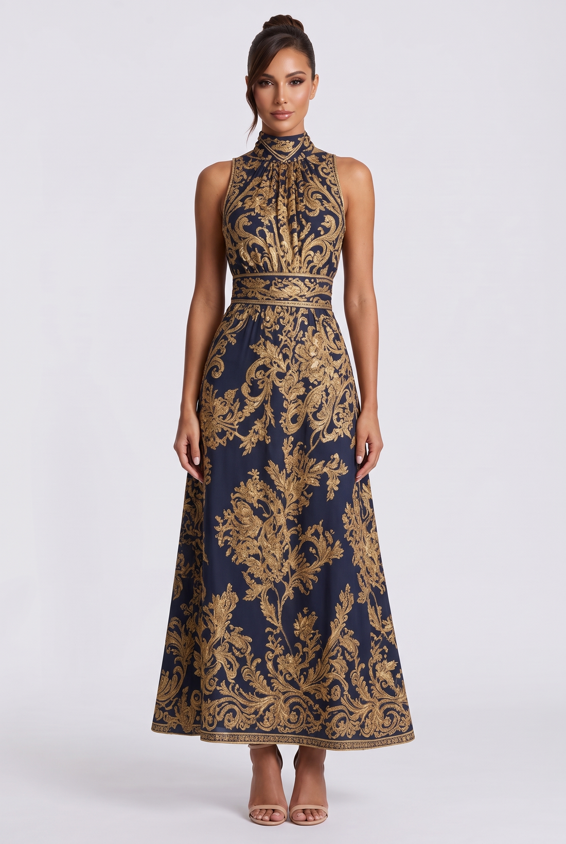 Aurelia Maxi Dress - Navy