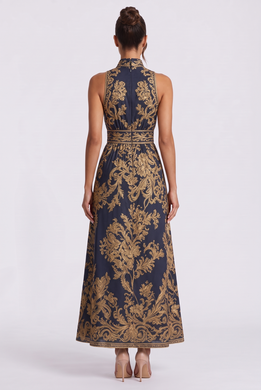 Aurelia Maxi Dress - Navy