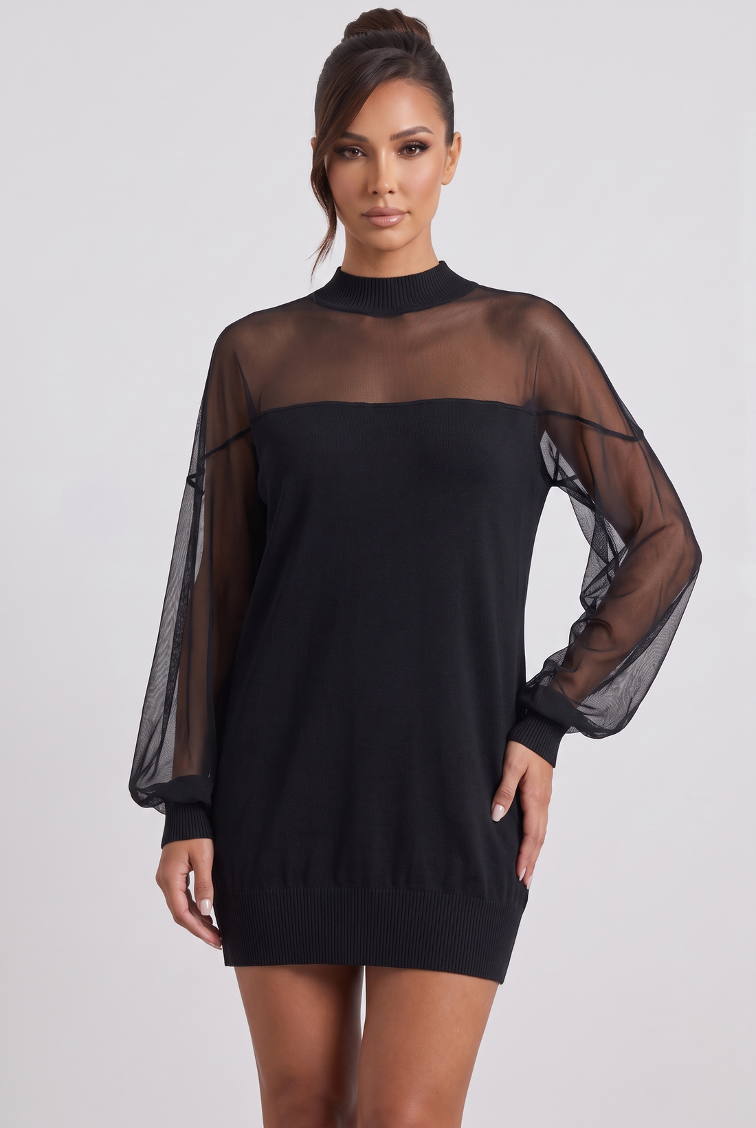 Kiara Mini Dress - Black