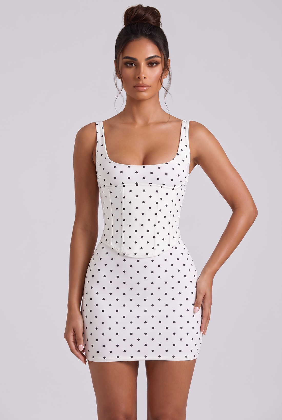 Pauline Mini Dress - Polka Dot