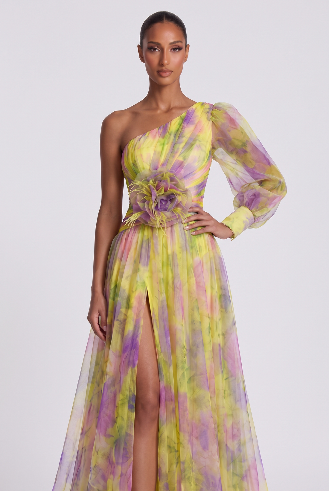 Fleurine Maxi Dress - Yellow