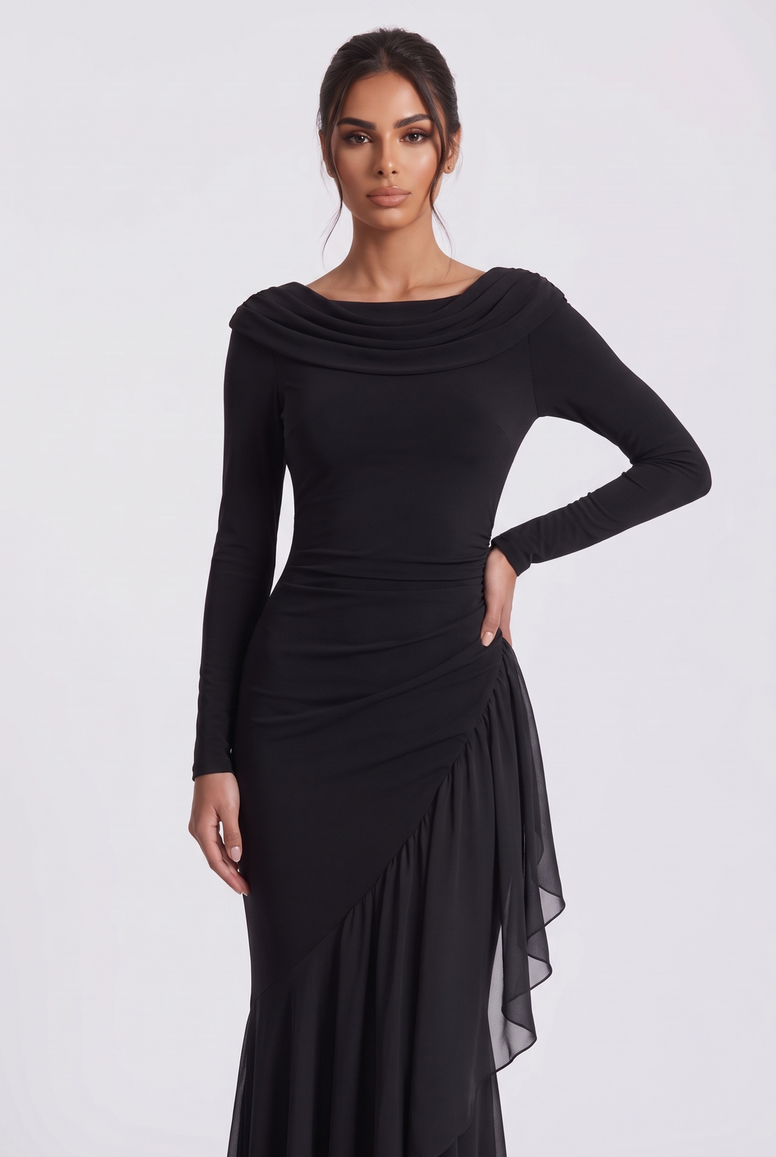 Morgane Maxi Dress - Black