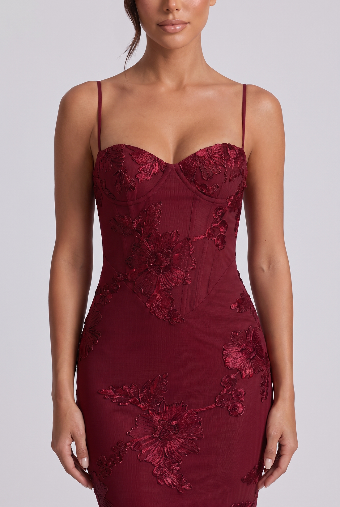 Rosalie Maxi Dress - Burgundy