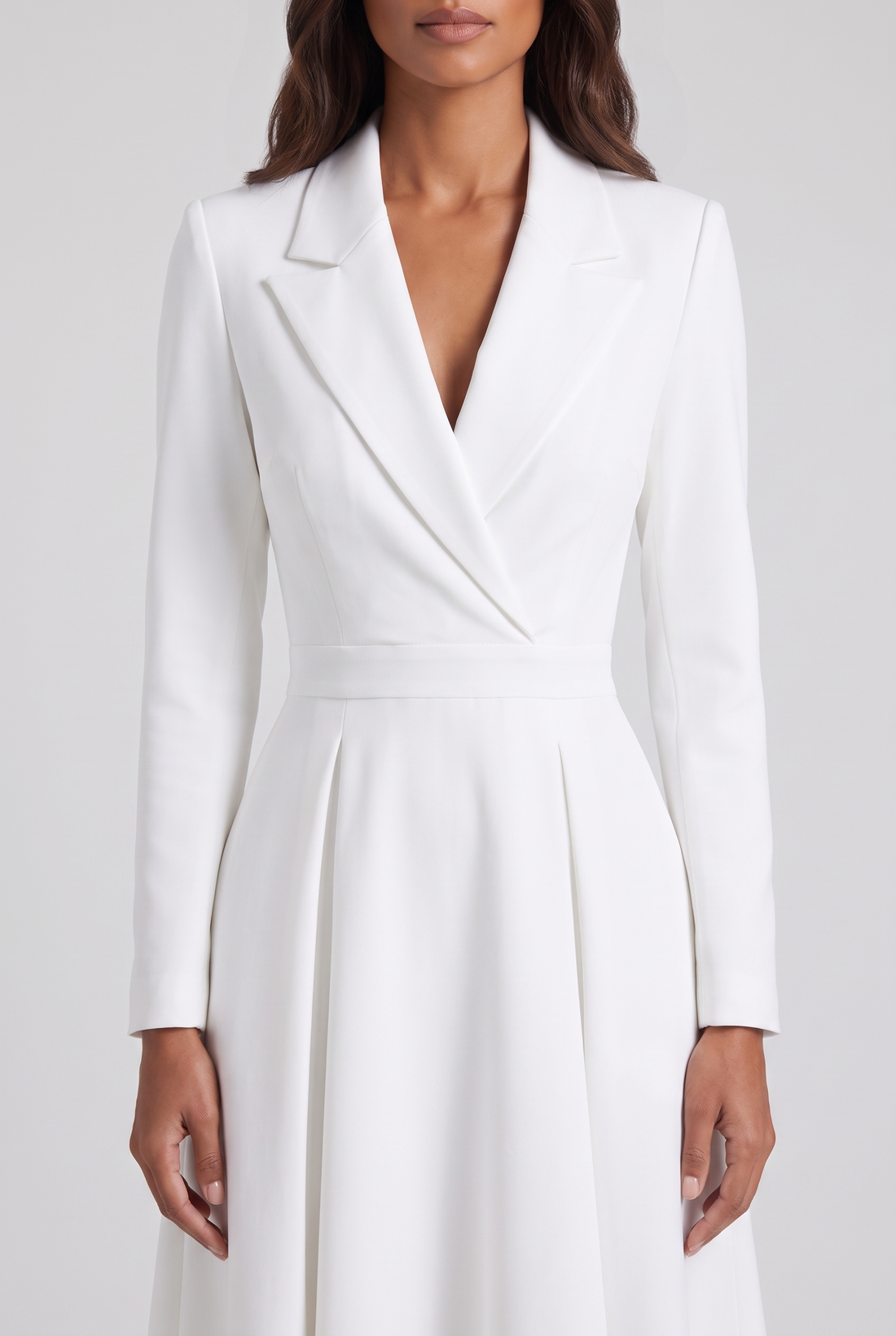 Constance Midi Dress - White