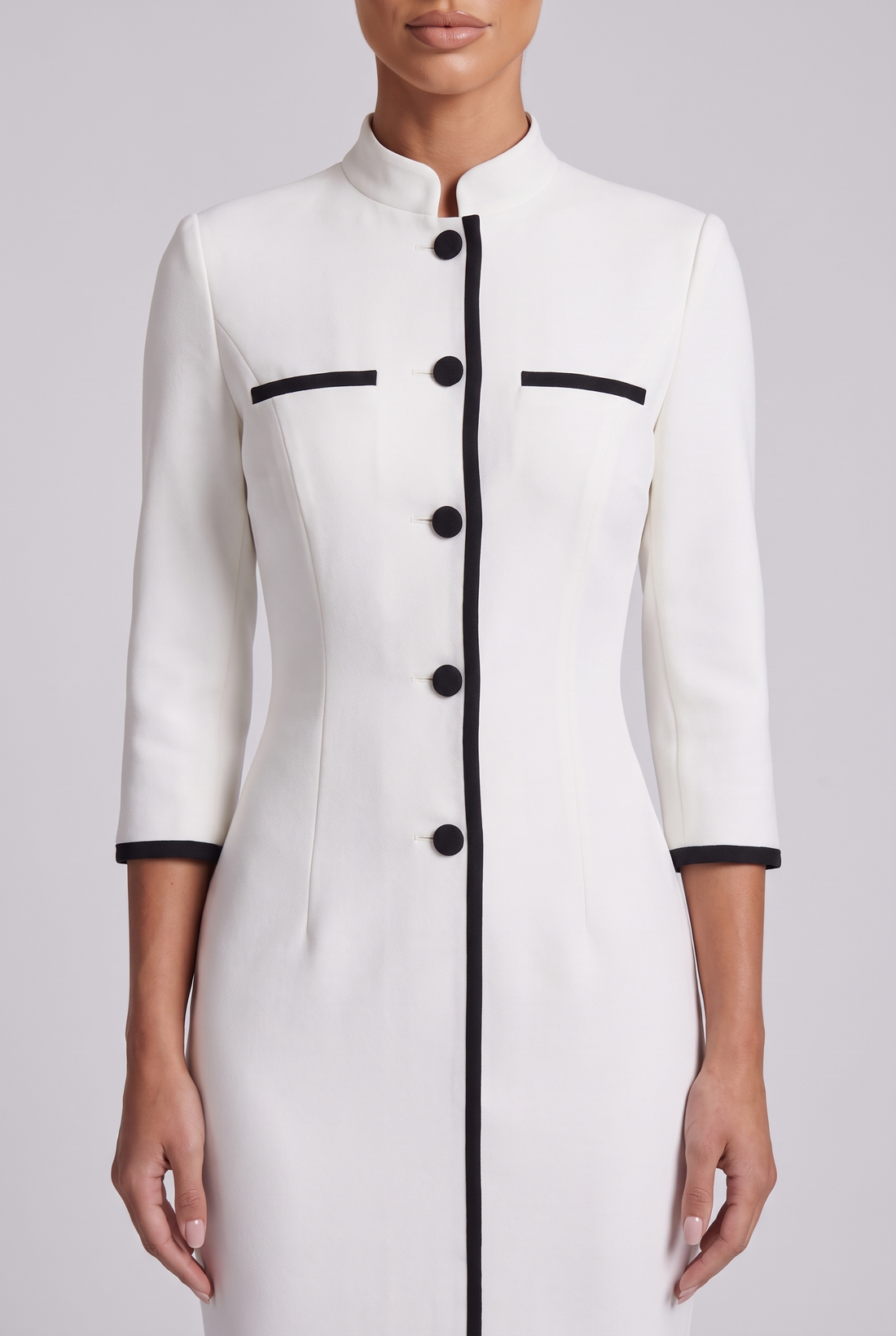 Hortense Midi Dress - White