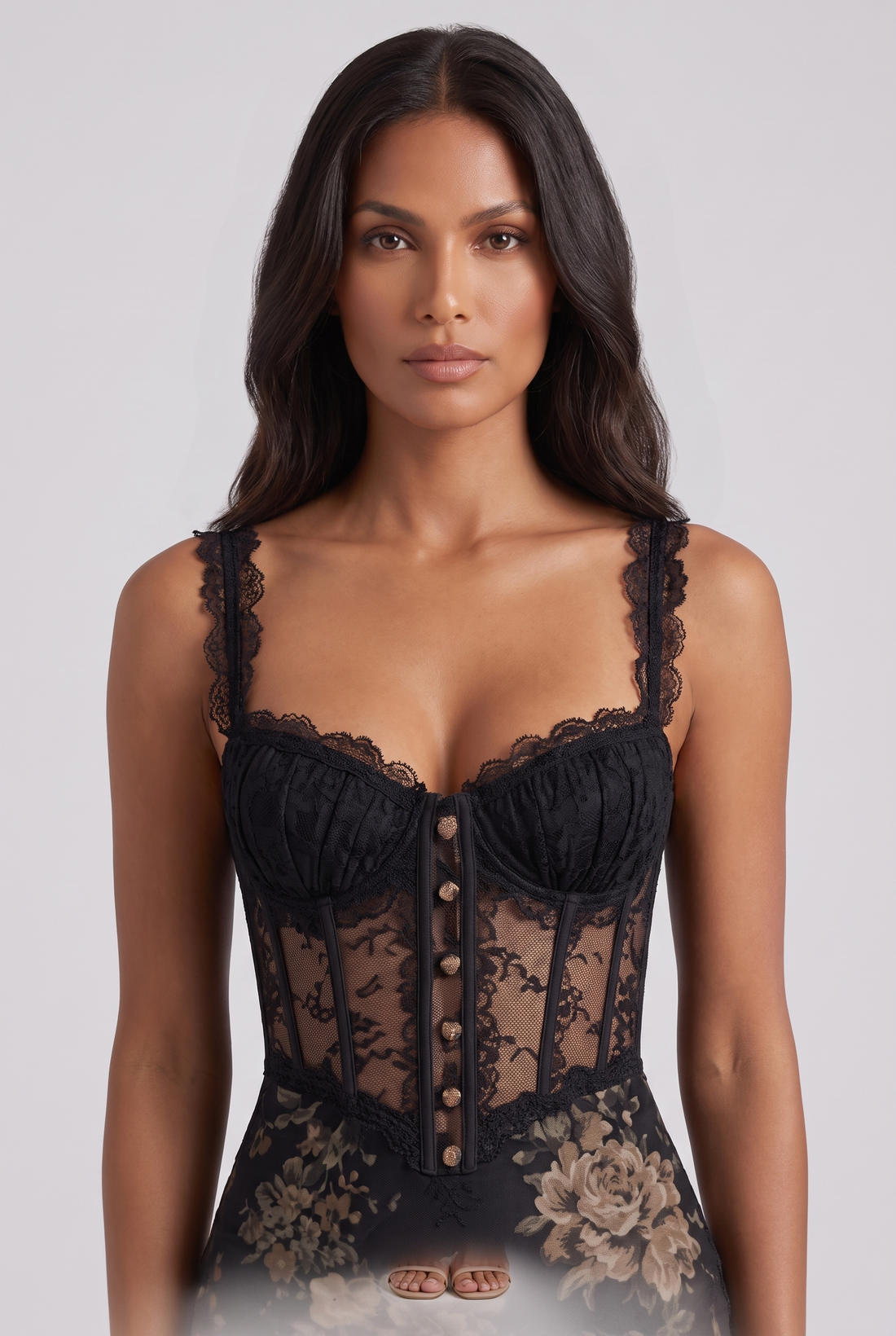 Elsa Midi Dress - Black