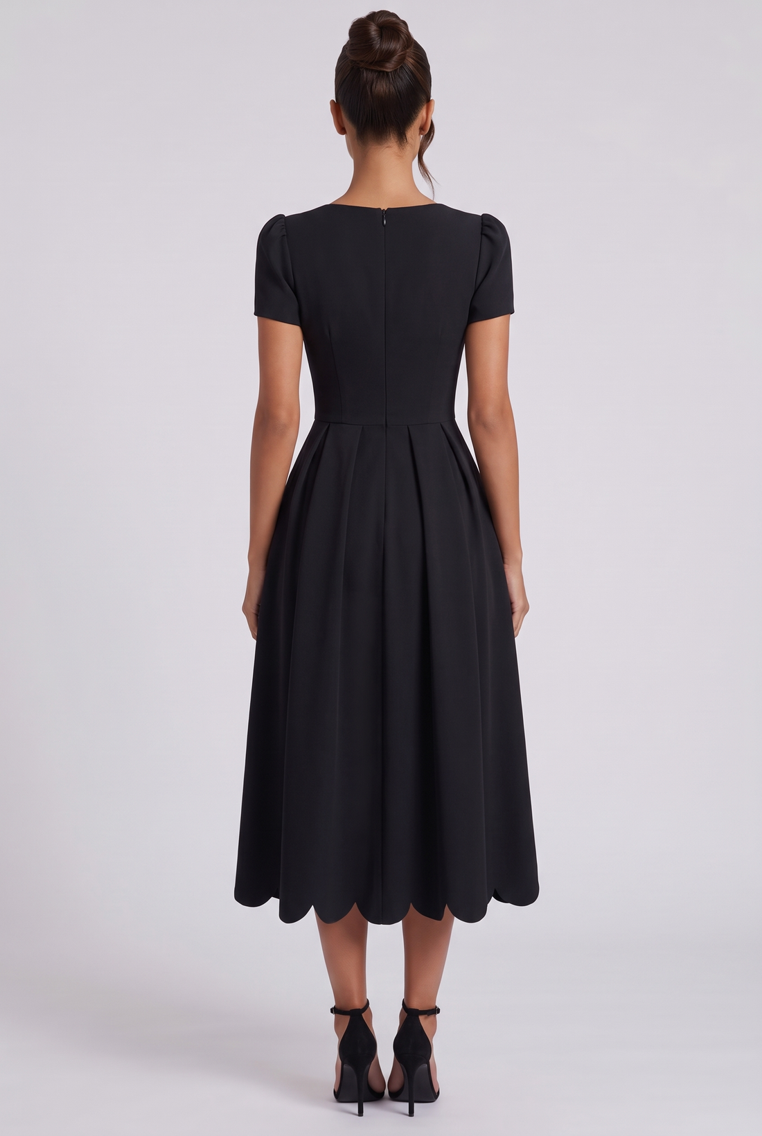 Irina Midi Dress - Black