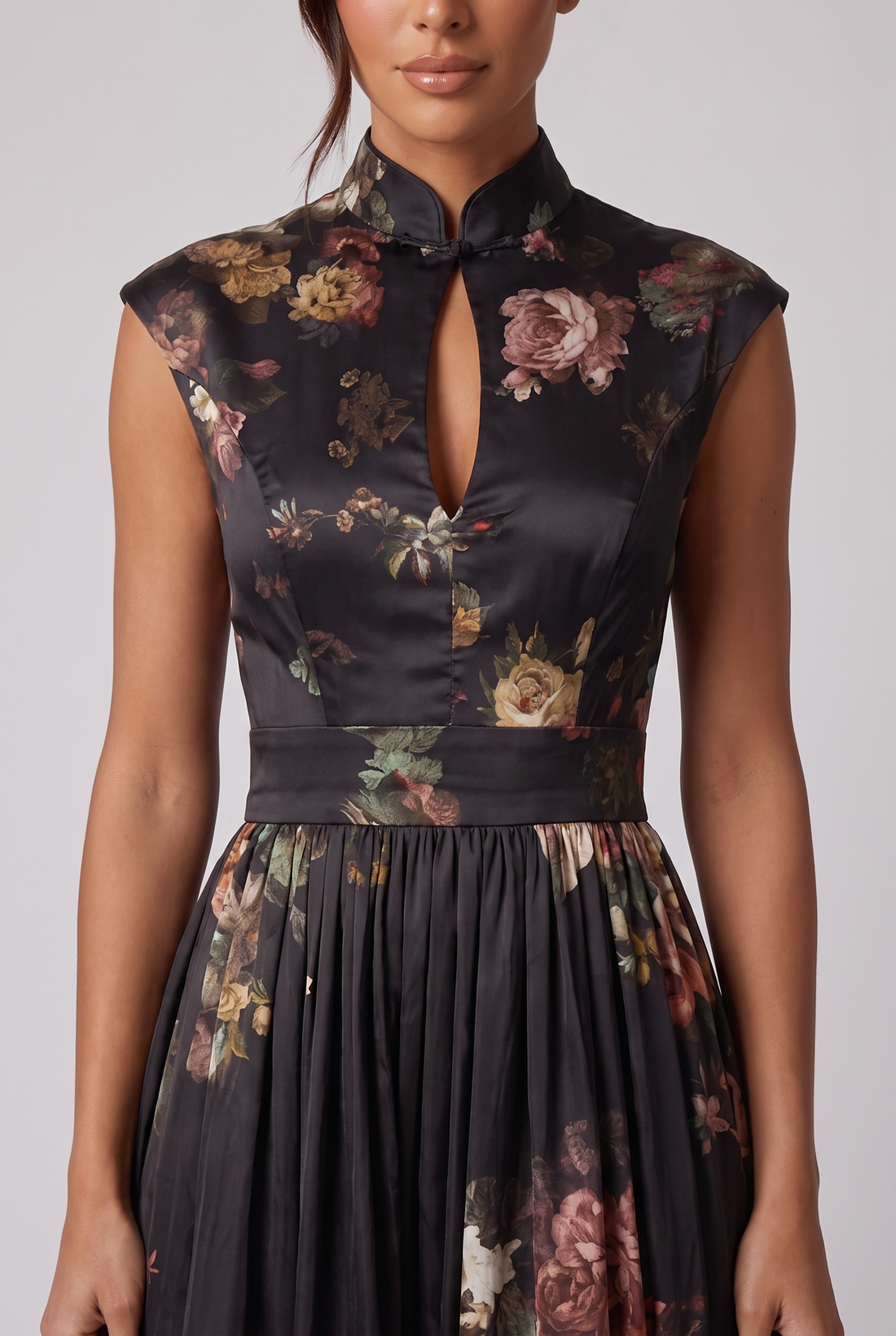 Victoire Midi Dress - Black