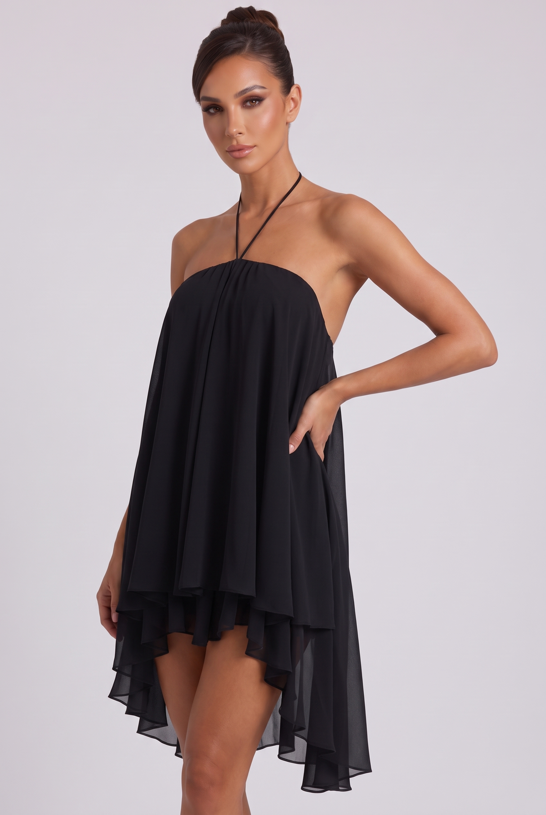 Nalia Mini Dress - Black