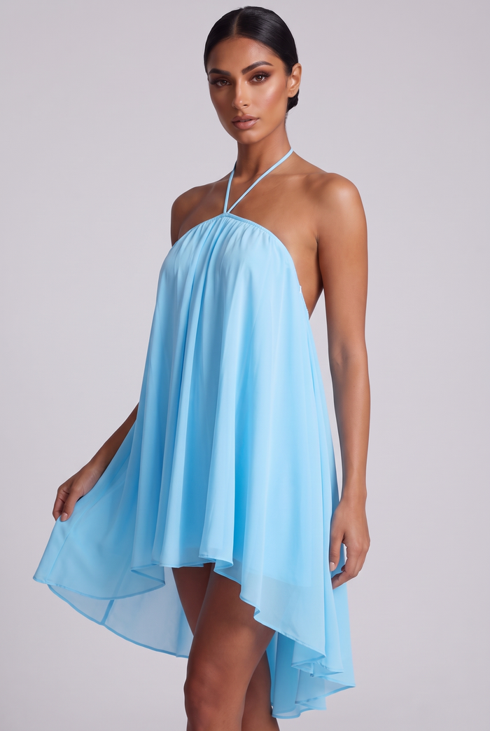 Nalia Mini Dress - Baby Blue