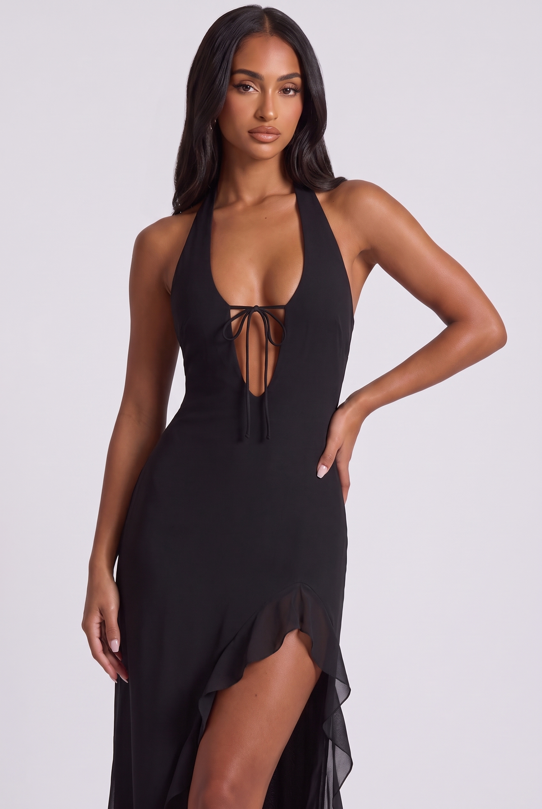 Carmela Maxi Dress - Black