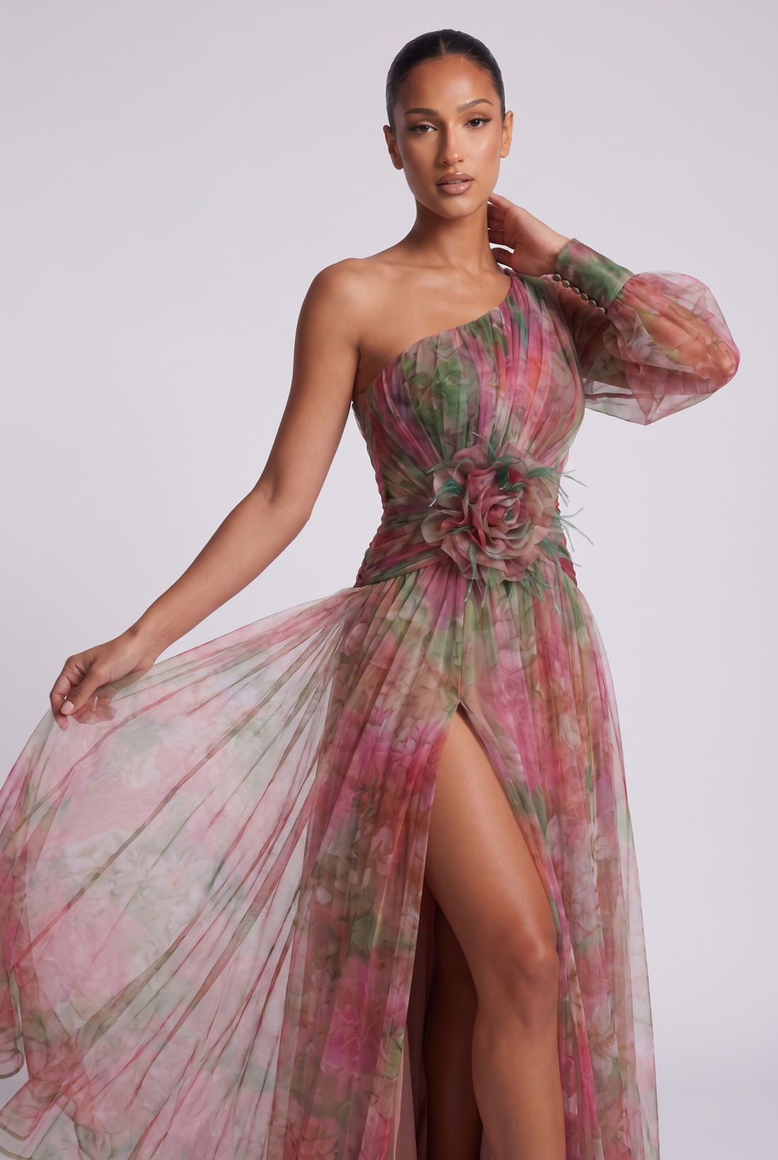 Fleurine Maxi Dress - Red