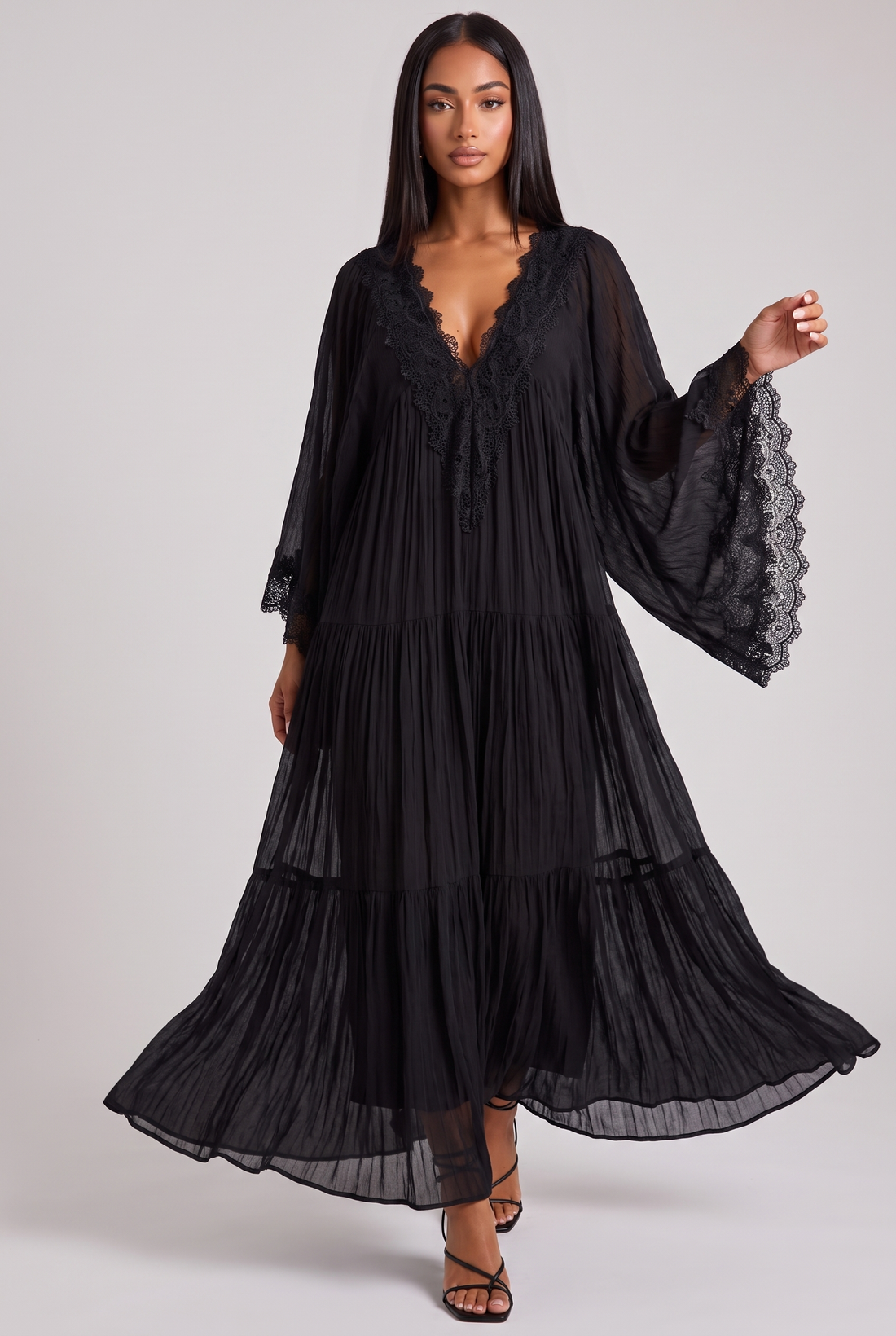 Isadora Maxi Dress - Black