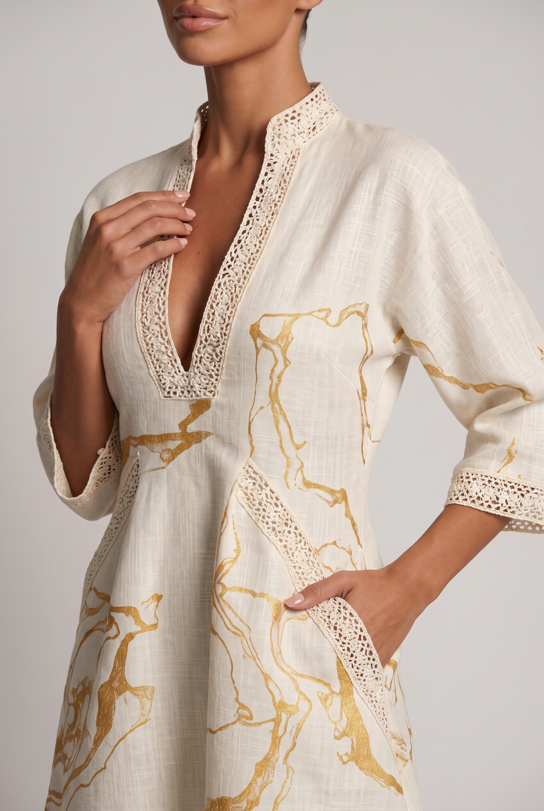 Giulia Mini Dress - Ivory