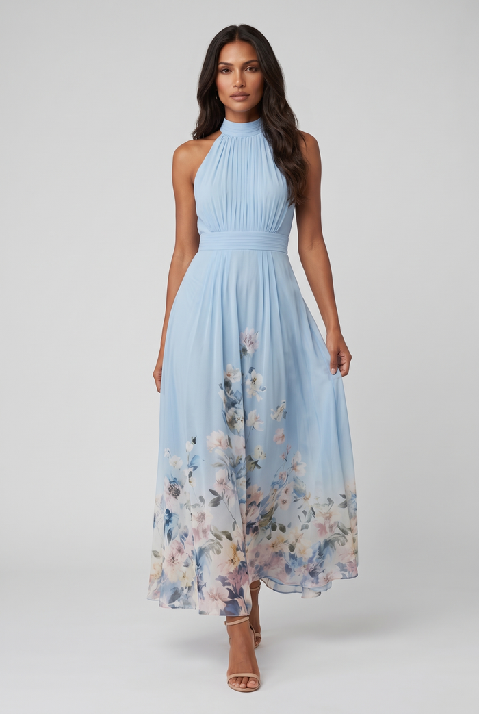 Celeste Maxi Dress - Blue
