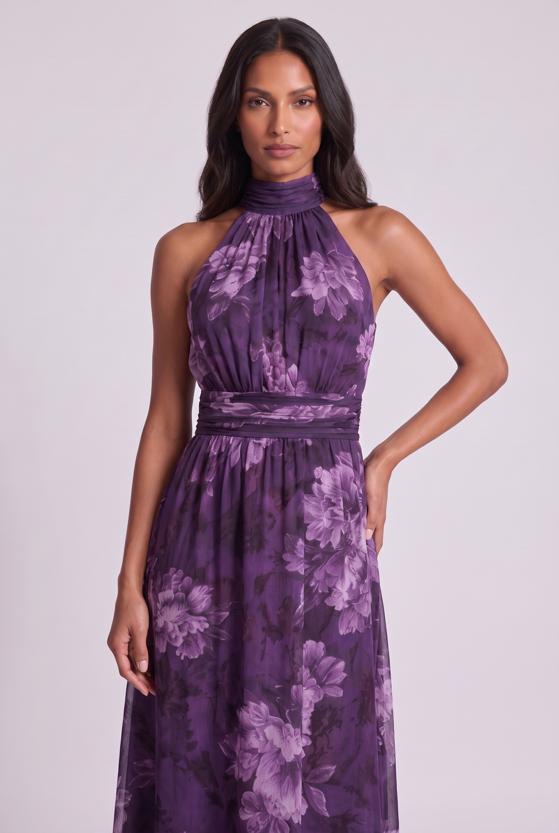 Azalea Maxi Dress - Purple