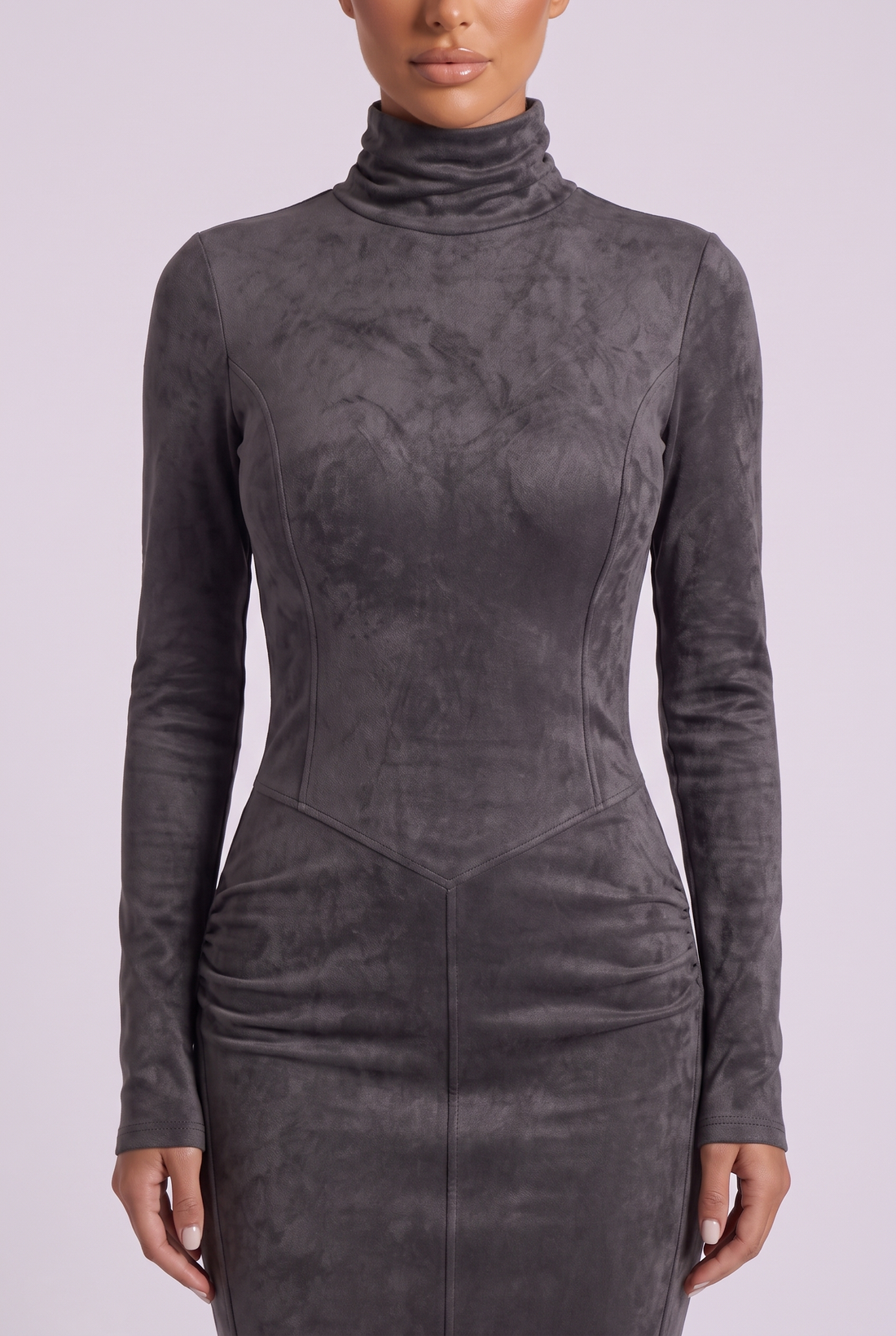 Suzanne Midi Dress - Dark Grey