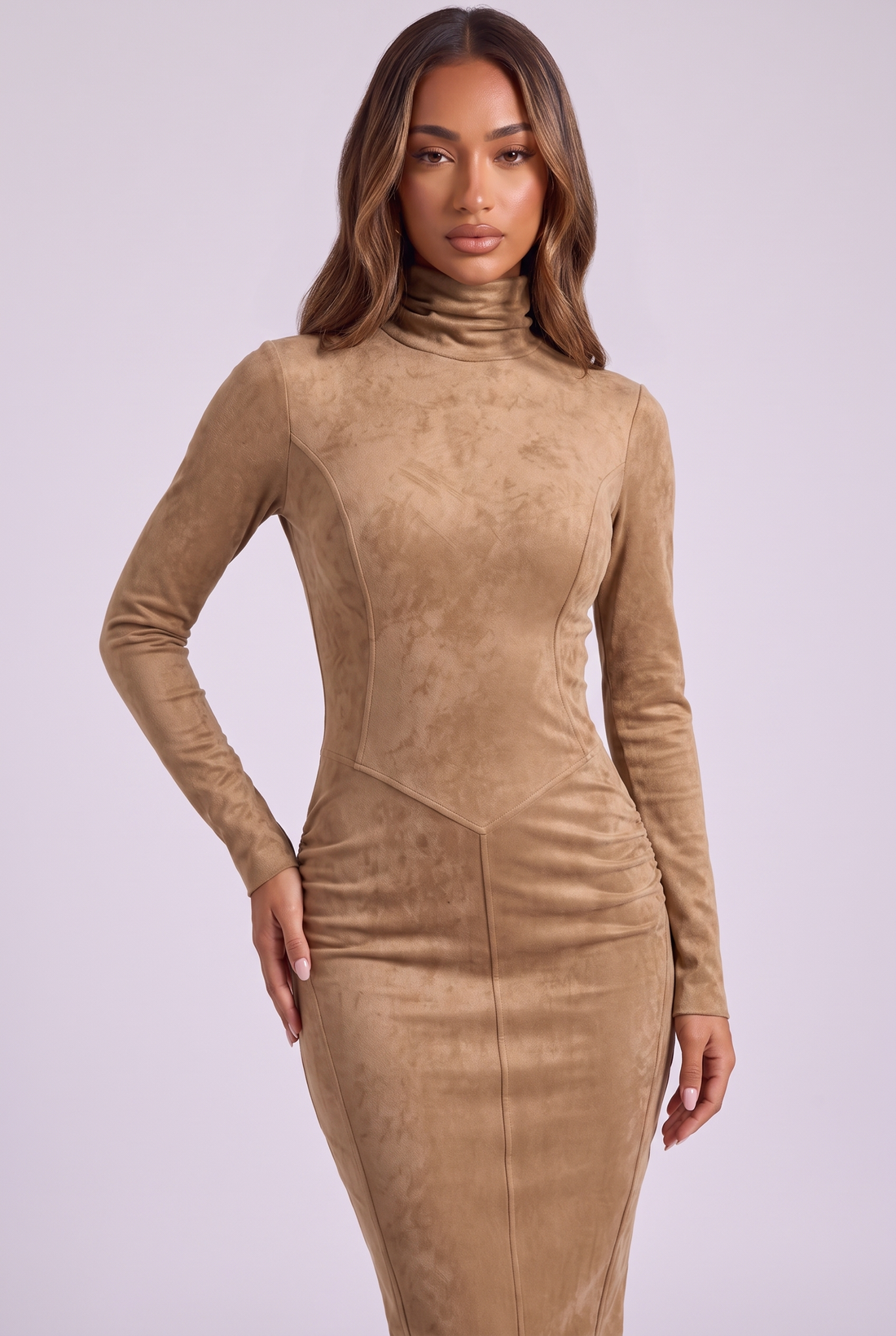 Suzanne Midi Dress - Camel