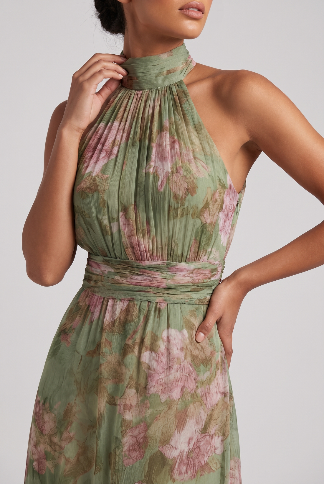 Azalea Maxi Dress - Green