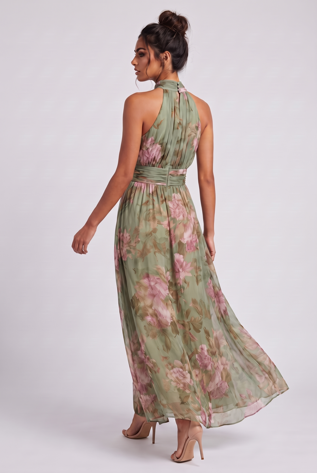 Azalea Maxi Dress - Green