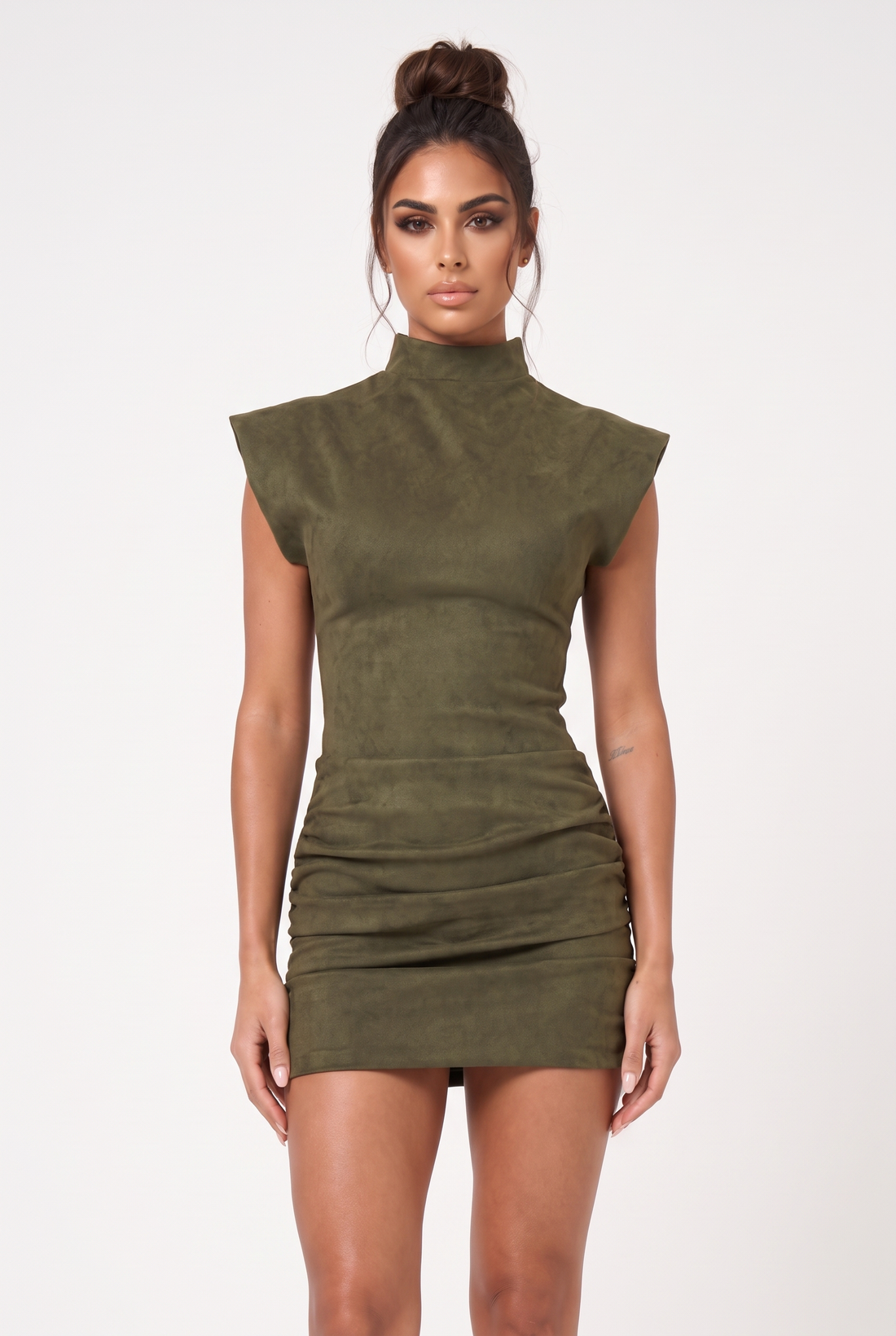 Selene Mini Dress - Khaki