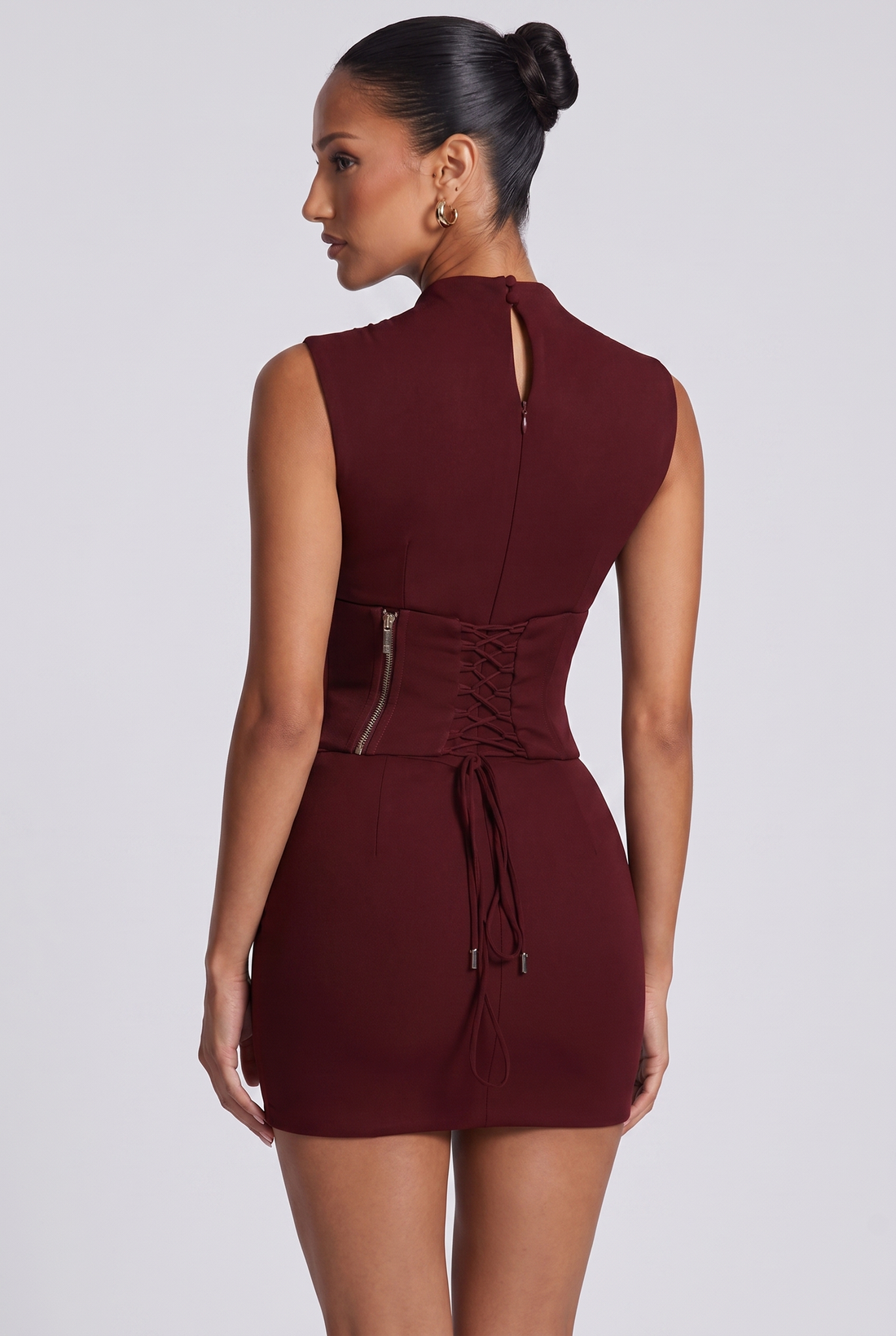 Robe Courte Soline - Rouge Cerise