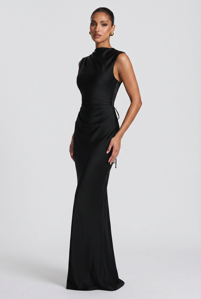 Robe Longue Avielle - Noir