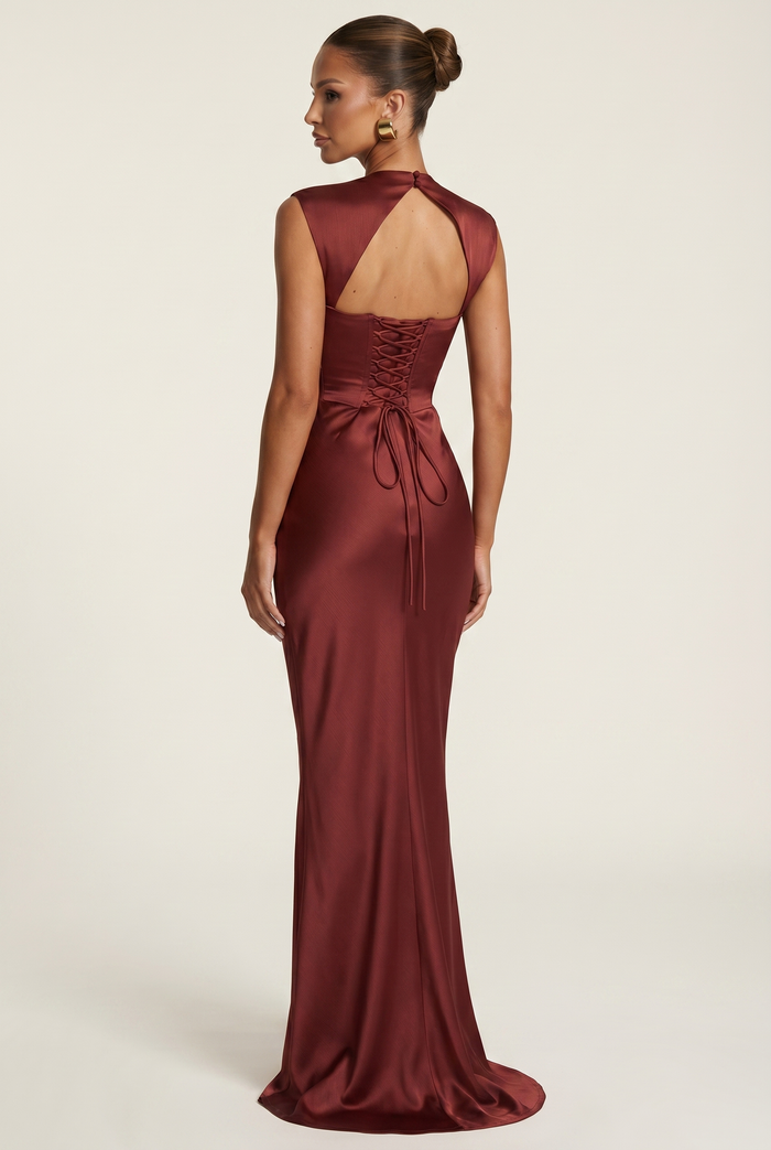 Robe Longue Avielle - Rouille